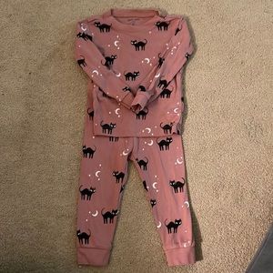 Petit Lem Halloween Cat Pajamas